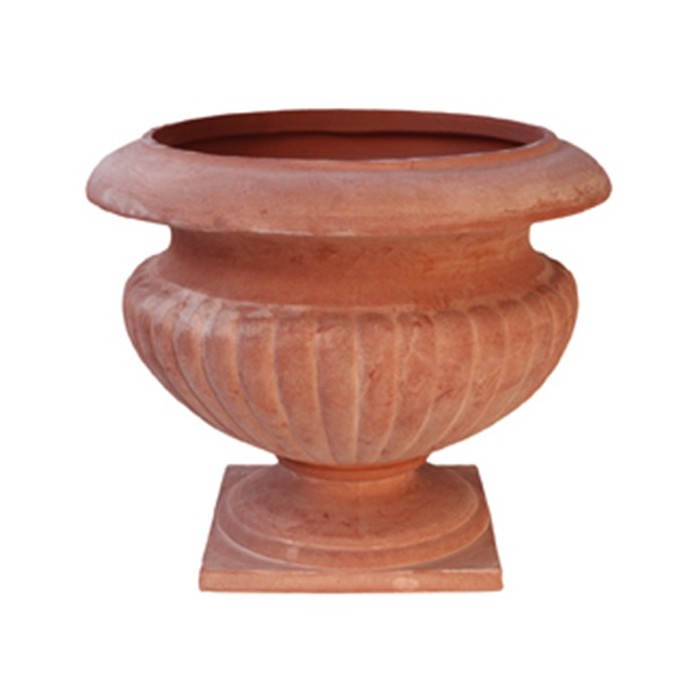 Terracotta Chalice Vase
